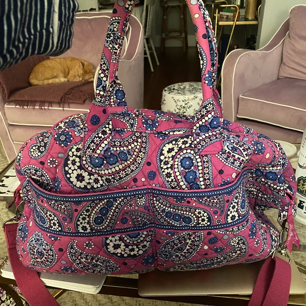 Vera Bradley Weekender Bag - Boysenberry (retired pattern)